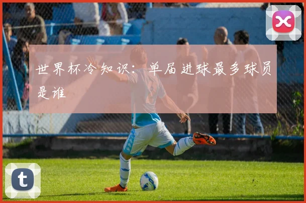 世界杯冷知识:单届进球最多球员是谁